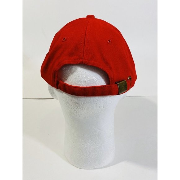 MBS Modern Builders Supply Hat Trucker Cap Red Strapback Adjustable One Size - Picture 3 of 7